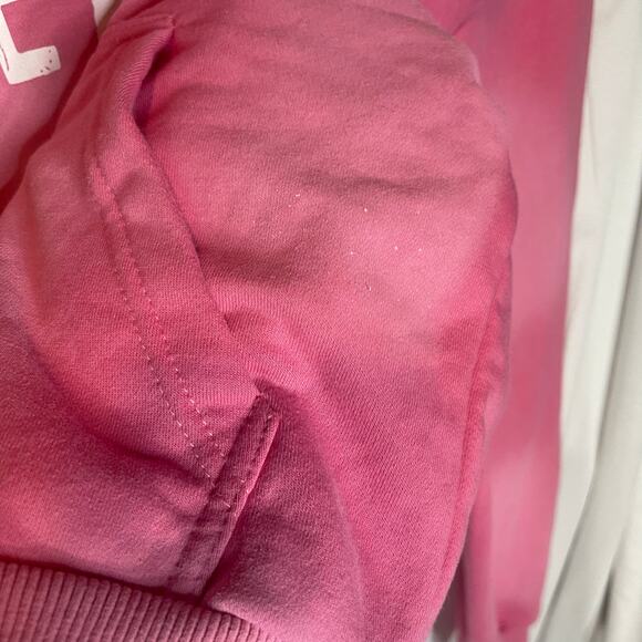 I Have A Boyfriend Pink zip up hoodie Size XS - Picture 4 of 4